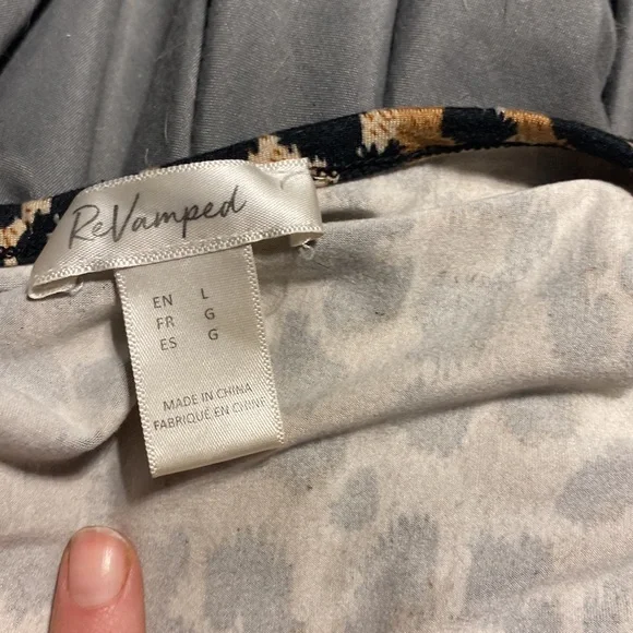 Large leopard runched top - Picture 3 of 3